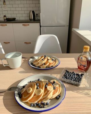 Опиши свой завтрак с помощью emoji 🥞🫐☕️😍